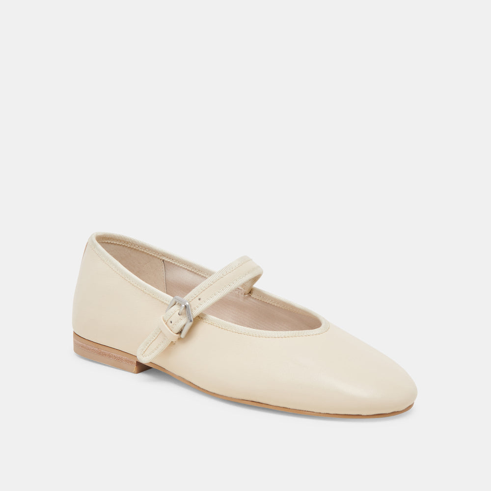 ROSLYN BALLET FLATS CREME LEATHER | Dolce Vita Women