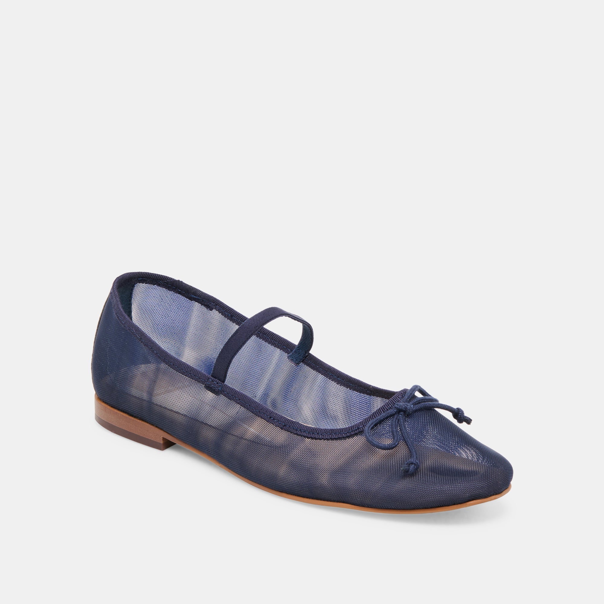 CADEL BALLET FLATS NAVY MESH | Women Dolce Vita