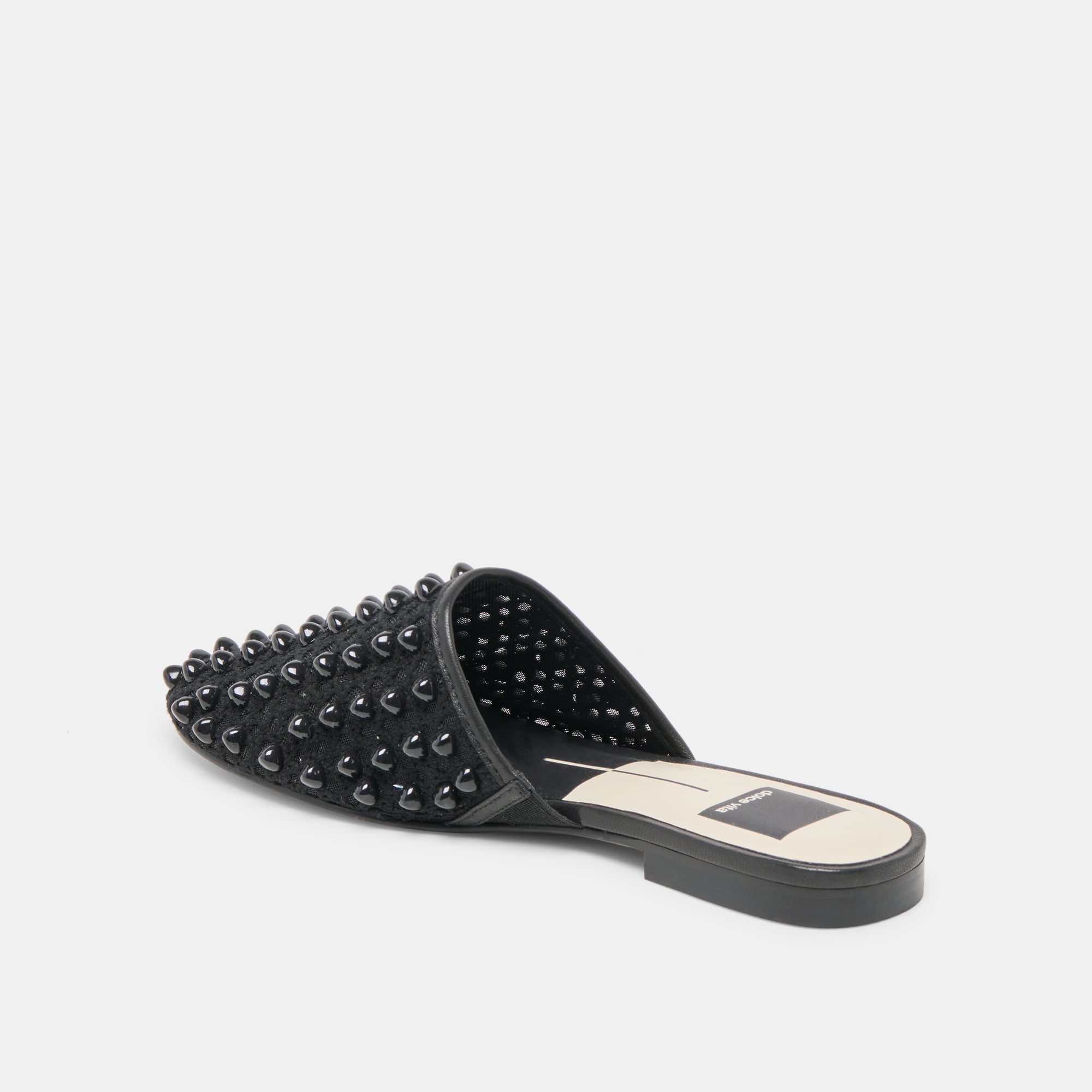 Rova Bead Onyx Beaded Mesh Flats | Dolce Vita Women