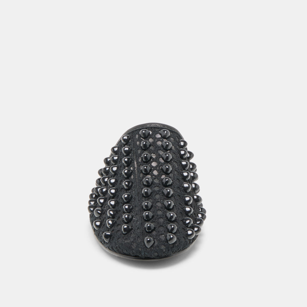 Rova Bead Onyx Beaded Mesh Flats | Dolce Vita Women