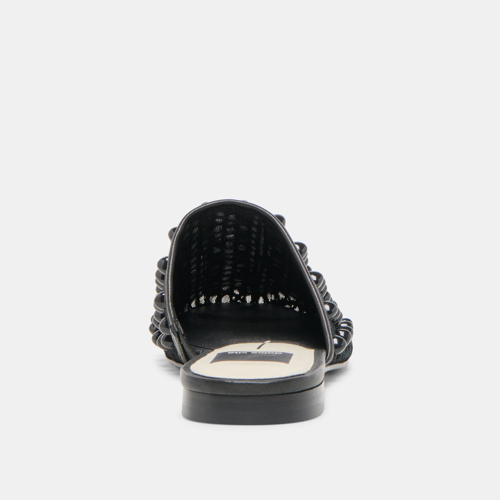 Rova Bead Onyx Beaded Mesh Flats | Dolce Vita Women