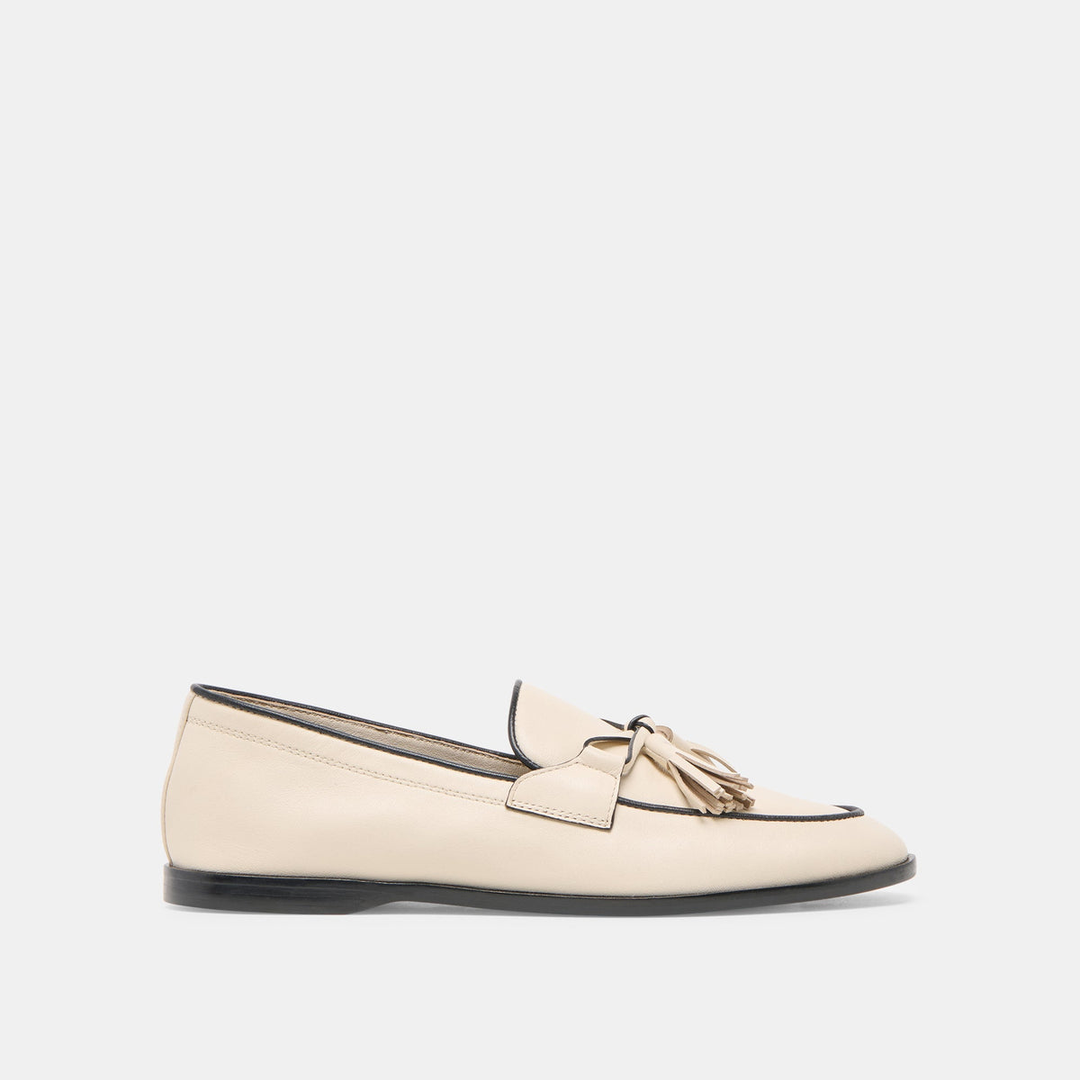 Loklan Ivory Leather Loafers | Women Dolce Vita