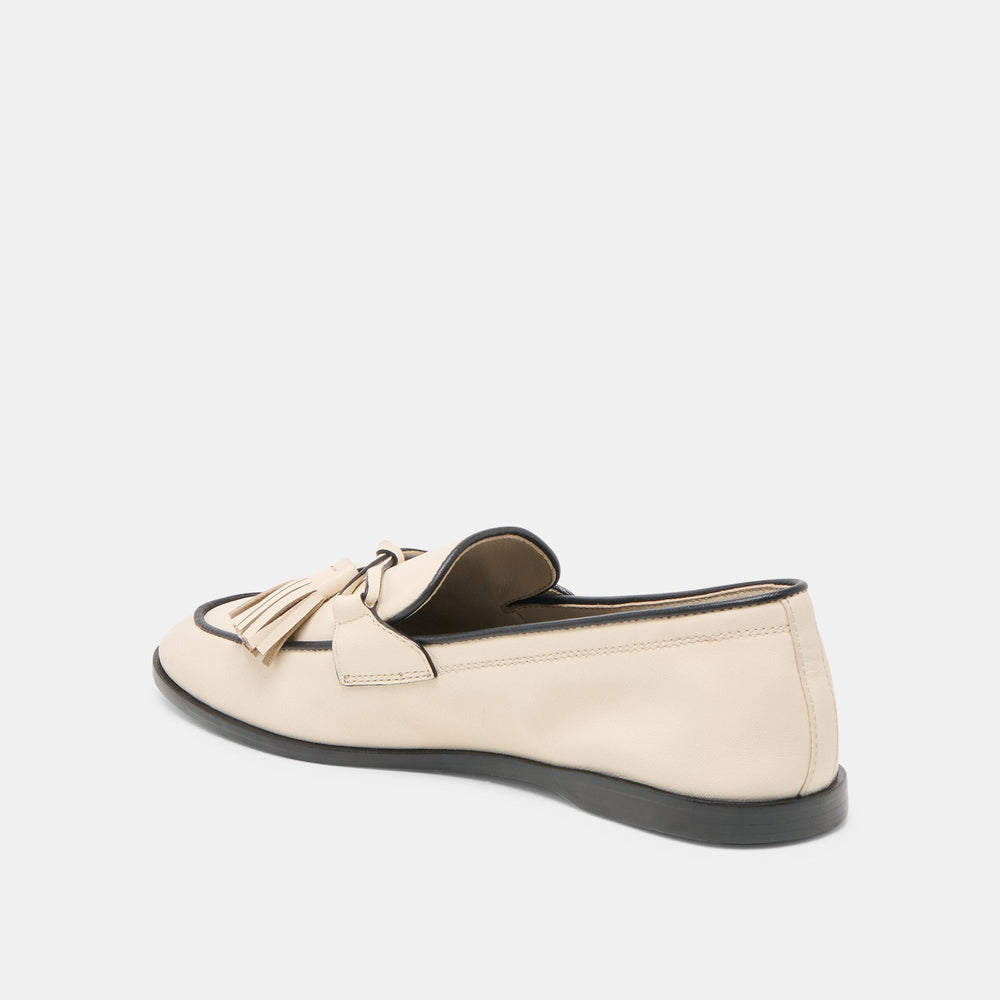 Loklan Ivory Leather Loafers | Women Dolce Vita