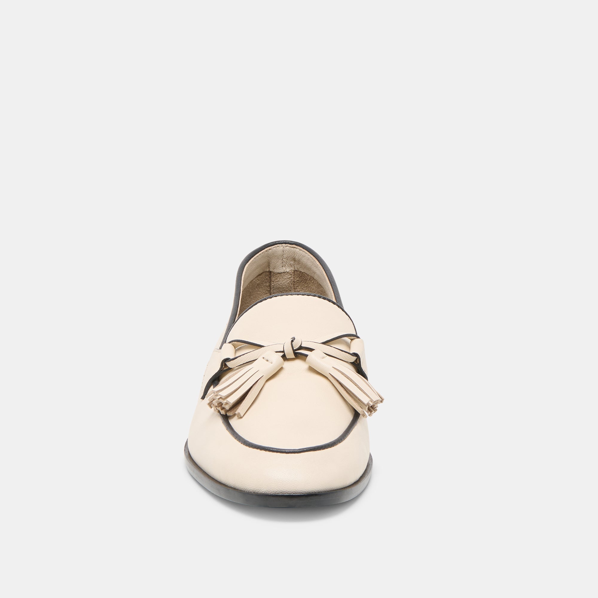 Loklan Ivory Leather Loafers | Women Dolce Vita