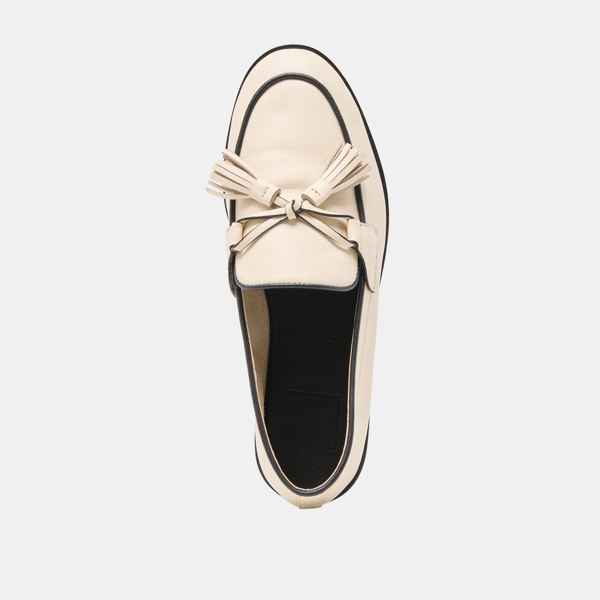 Loklan Ivory Leather Loafers | Women Dolce Vita