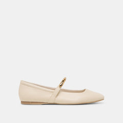 RADYA BALLET FLATS CREME LEATHER | Dolce Vita Women