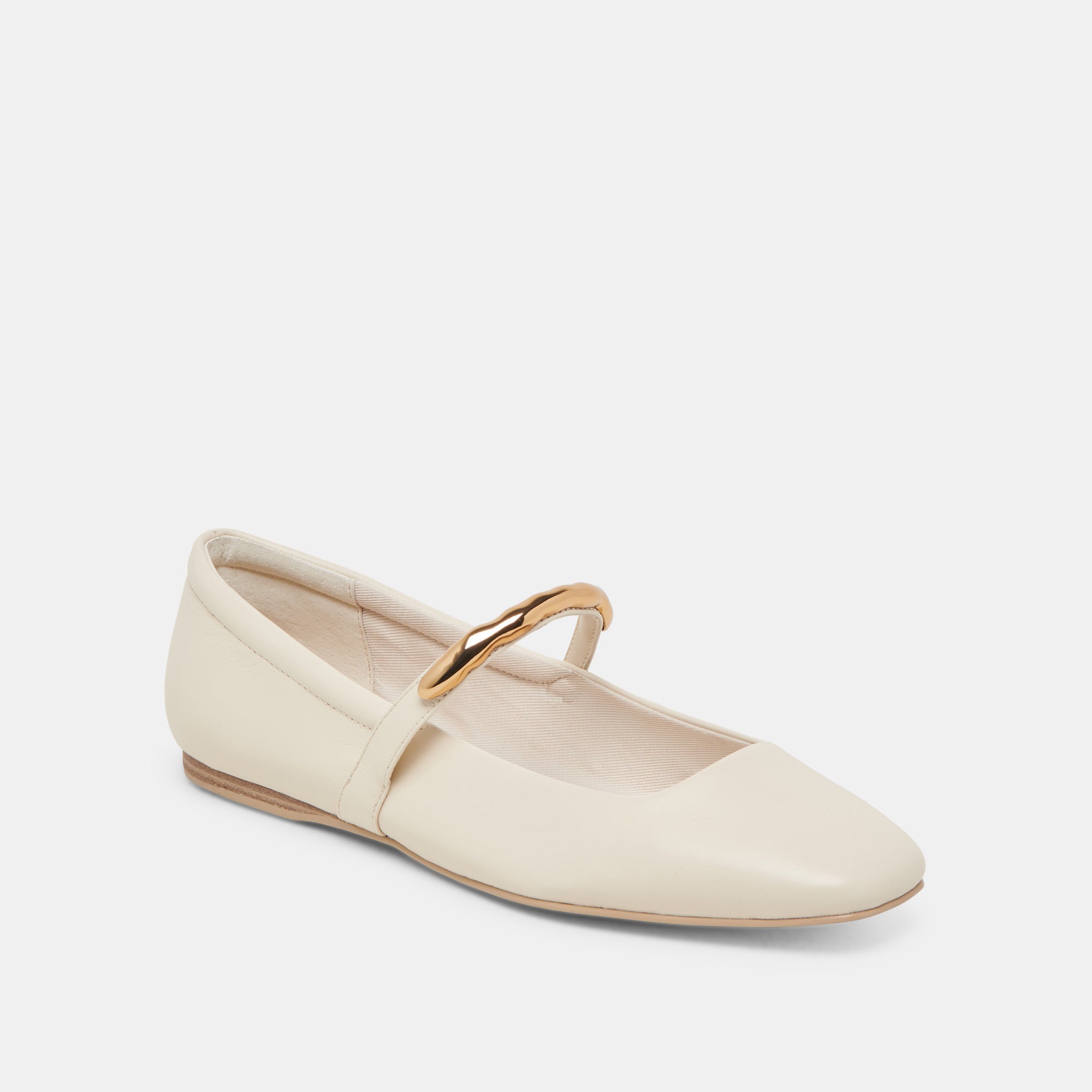 RADYA BALLET FLATS CREME LEATHER | Dolce Vita Women