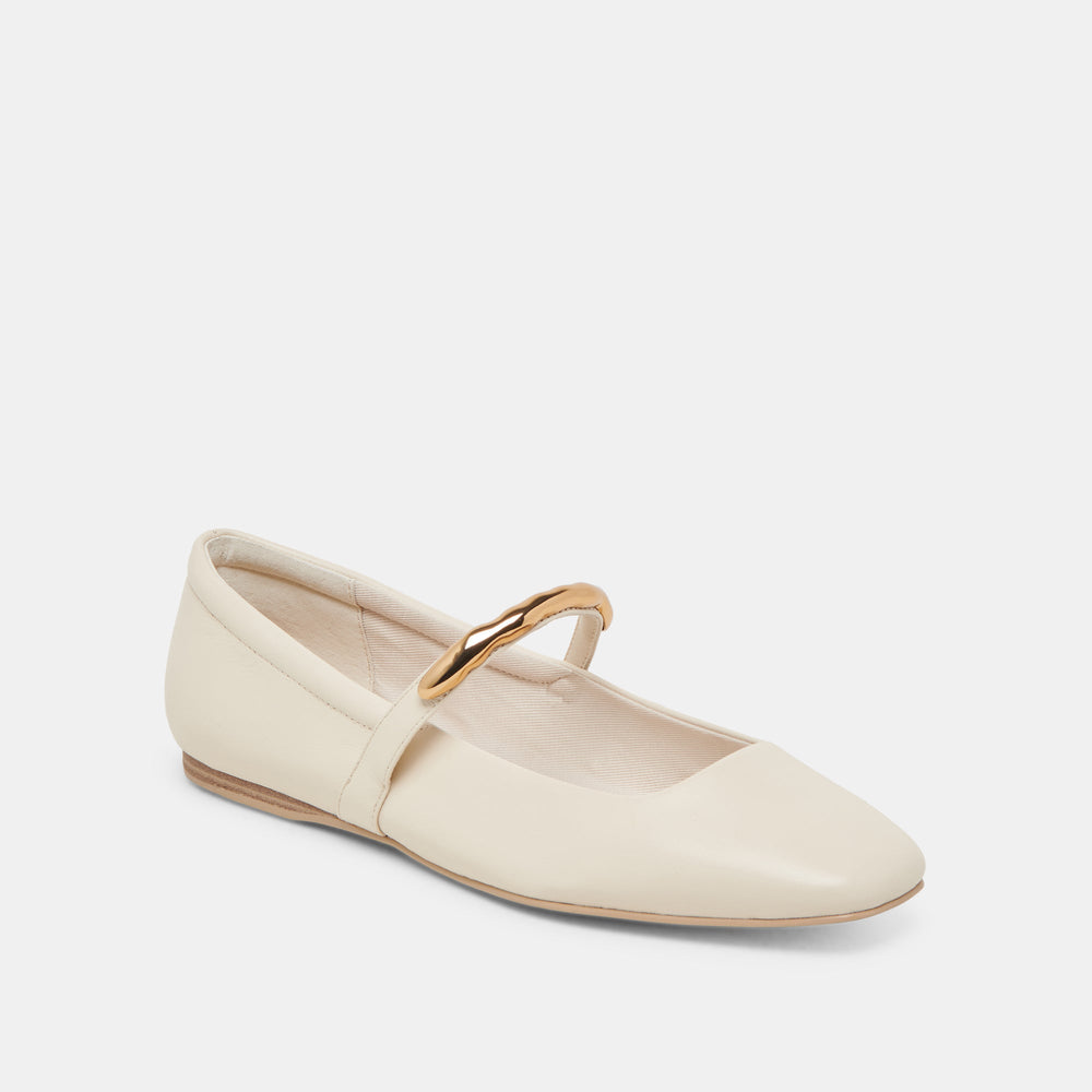RADYA BALLET FLATS CREME LEATHER | Dolce Vita Women