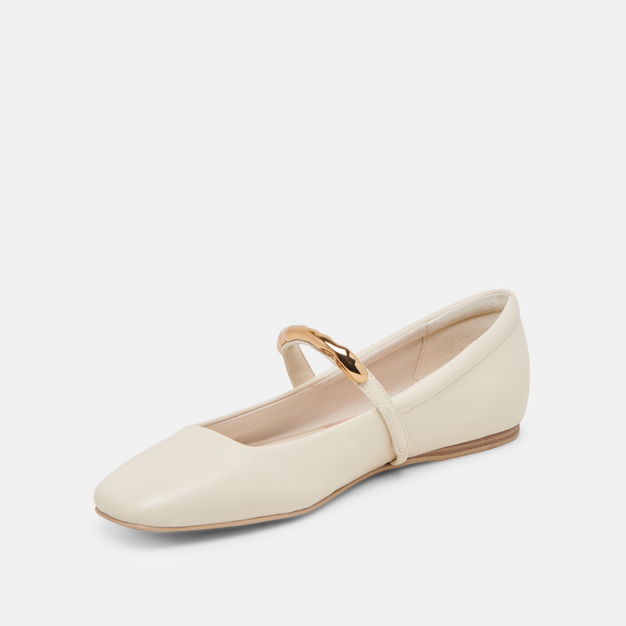 RADYA BALLET FLATS CREME LEATHER | Dolce Vita Women