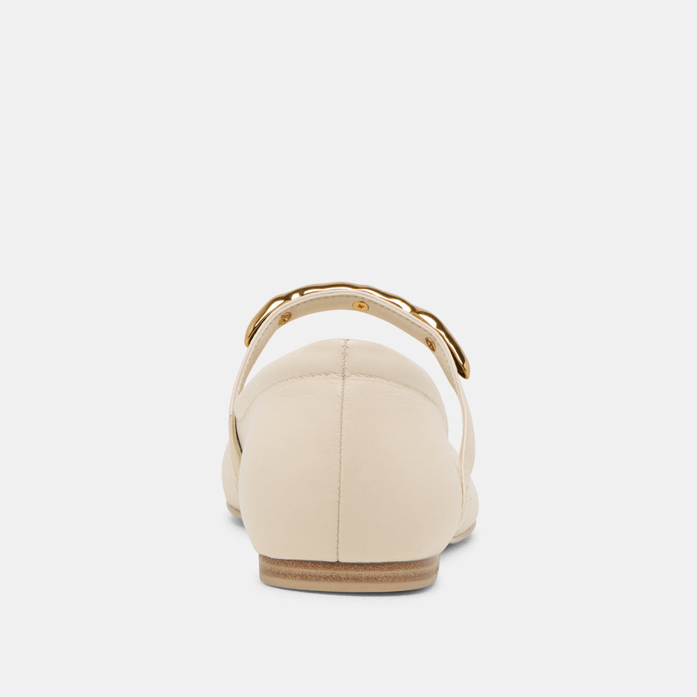 RADYA BALLET FLATS CREME LEATHER | Dolce Vita Women