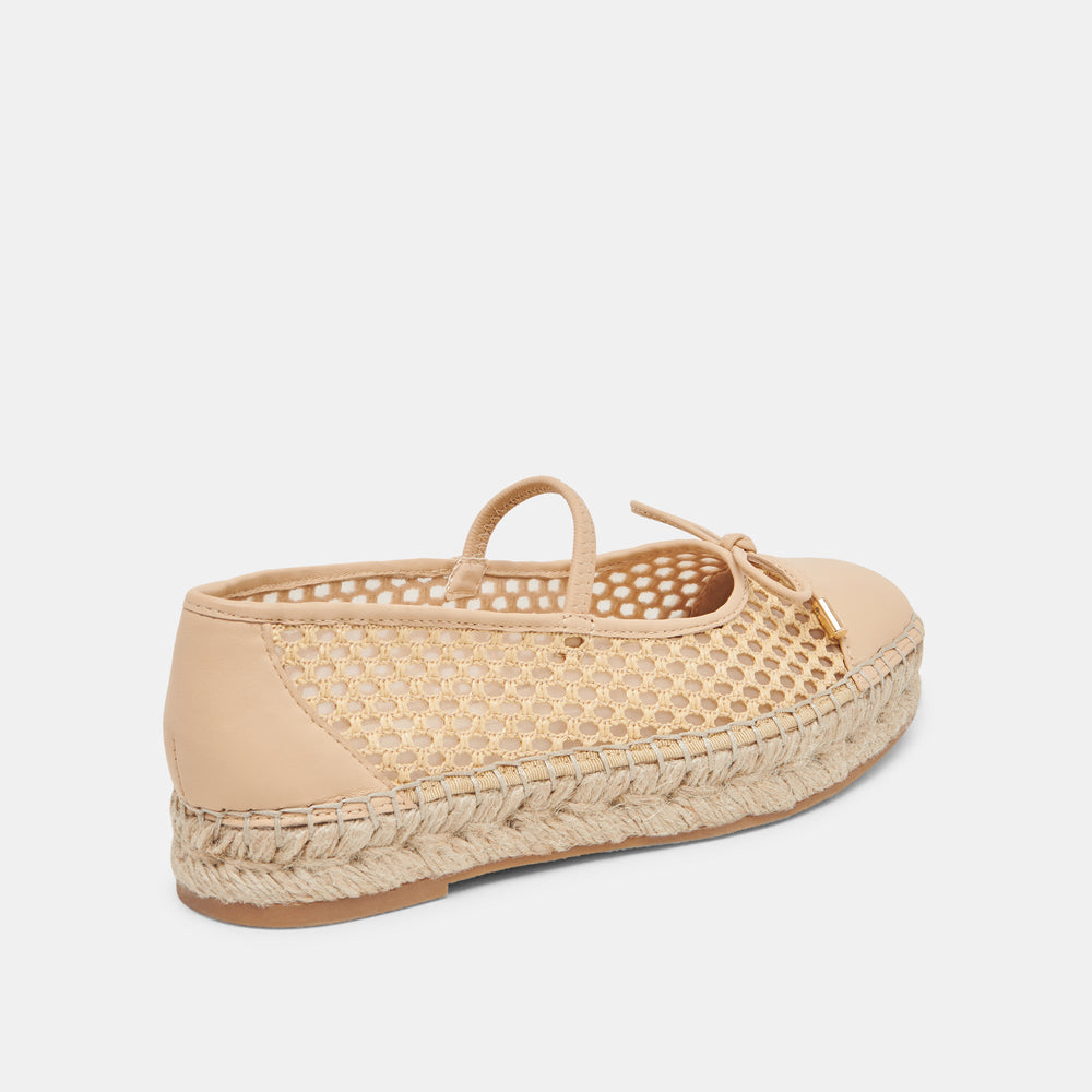 CAMBRE BALLET FLATS LT NATURAL WOVEN MESH | Women Dolce Vita