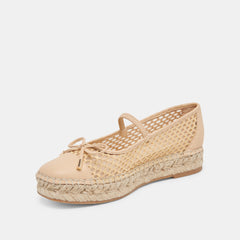 CAMBRE BALLET FLATS LT NATURAL WOVEN MESH | Women Dolce Vita