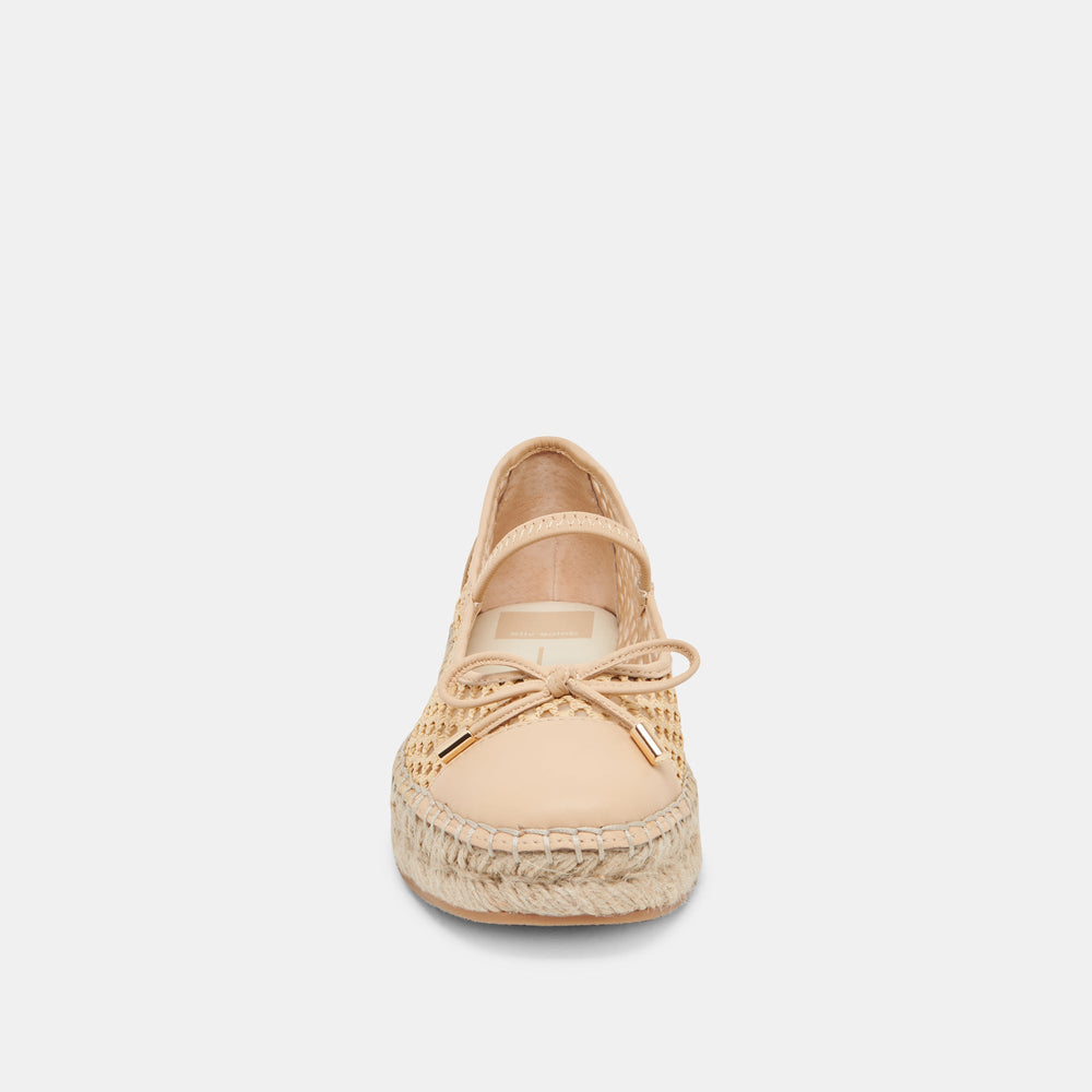 CAMBRE BALLET FLATS LT NATURAL WOVEN MESH | Women Dolce Vita