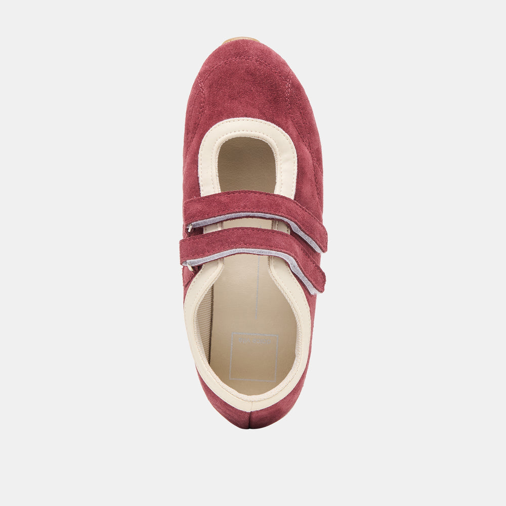 Swan Burgundy Suede Sneakers | Dolce Vita Women