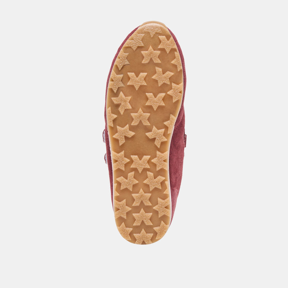 Swan Burgundy Suede Sneakers | Dolce Vita Women