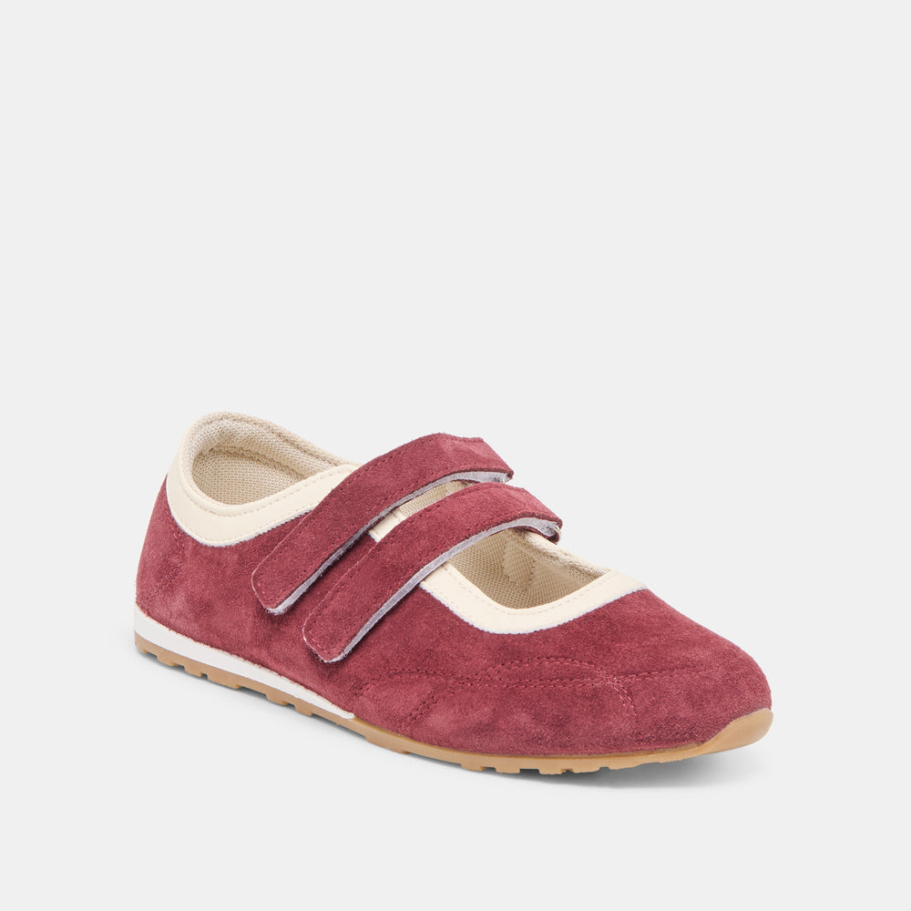 Swan Burgundy Suede Sneakers | Dolce Vita Women
