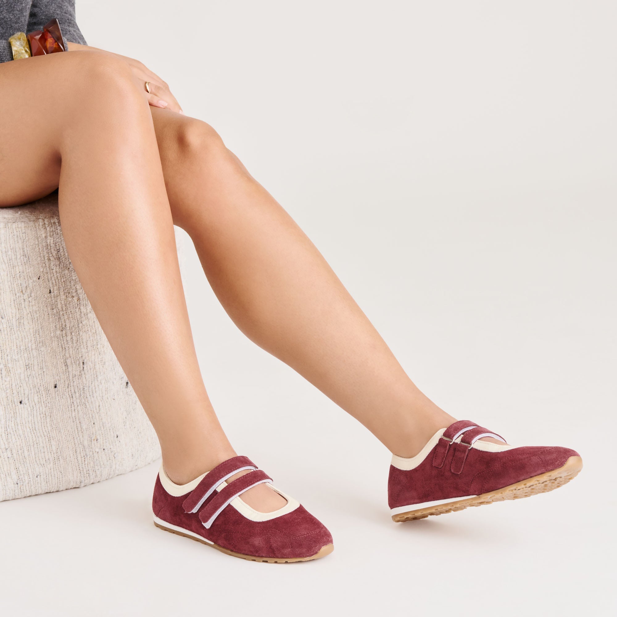 Swan Burgundy Suede Sneakers | Dolce Vita Women