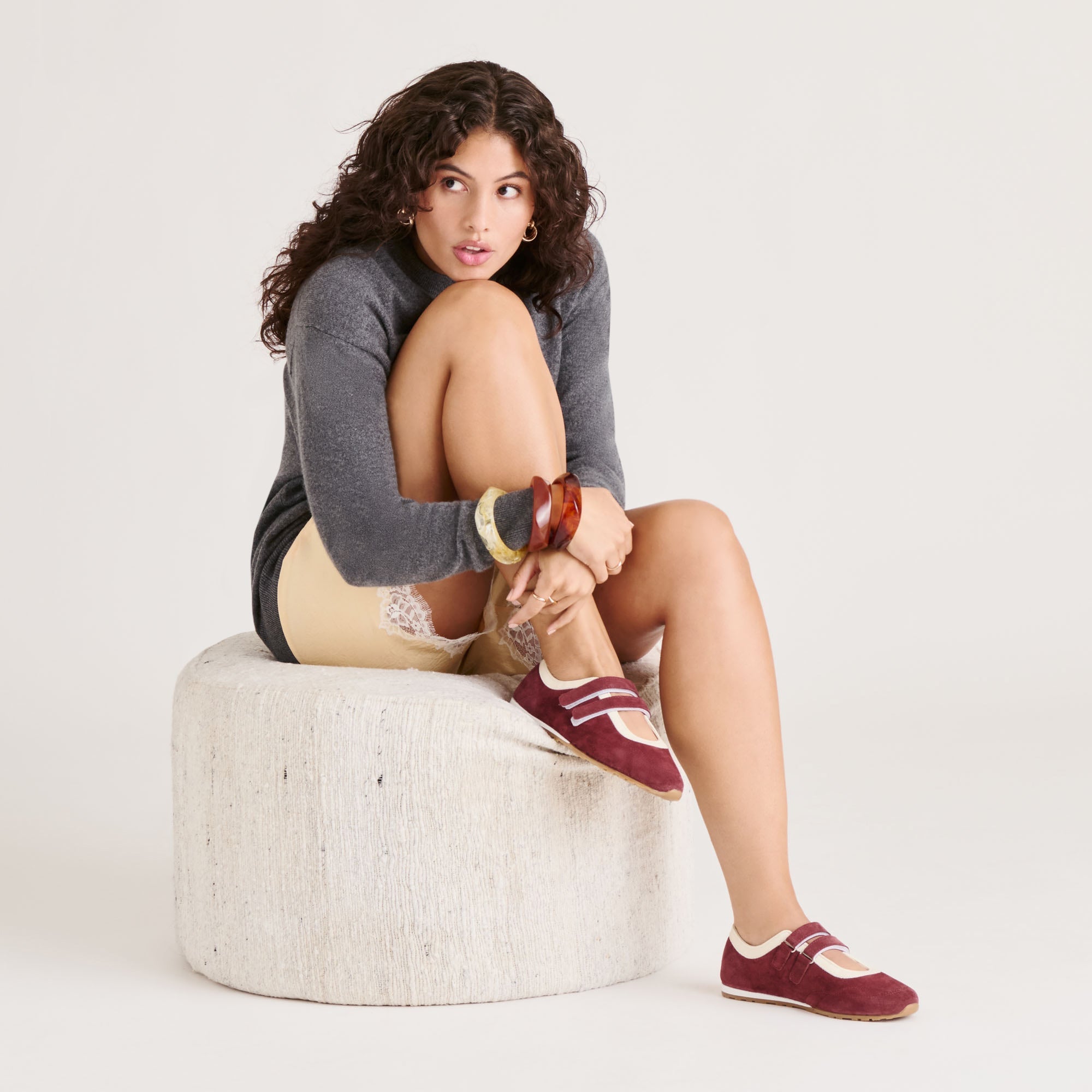 Swan Burgundy Suede Sneakers | Dolce Vita Women