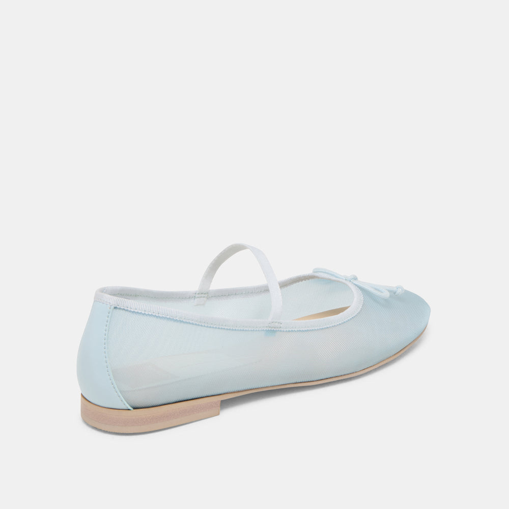 CADEL BALLET FLATS ICE BLUE MESH | Women Dolce Vita