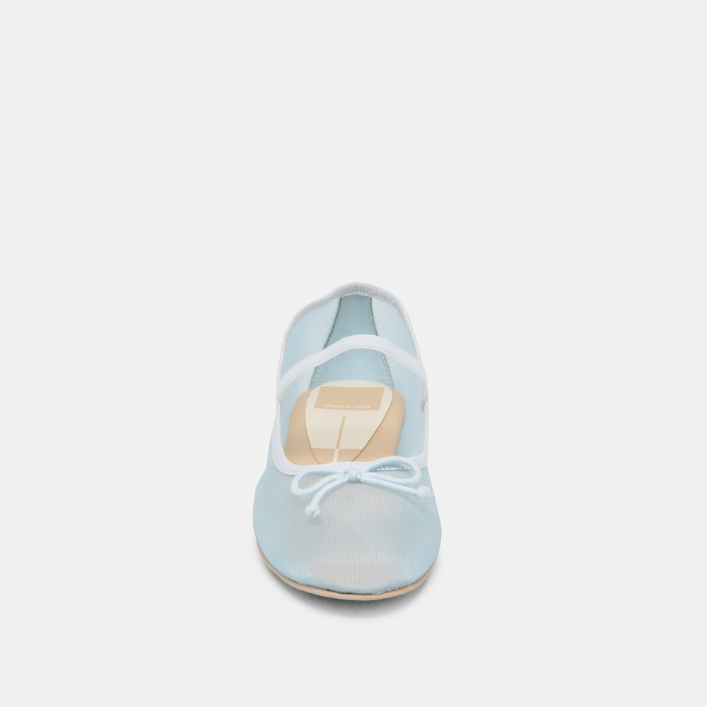 CADEL BALLET FLATS ICE BLUE MESH | Women Dolce Vita