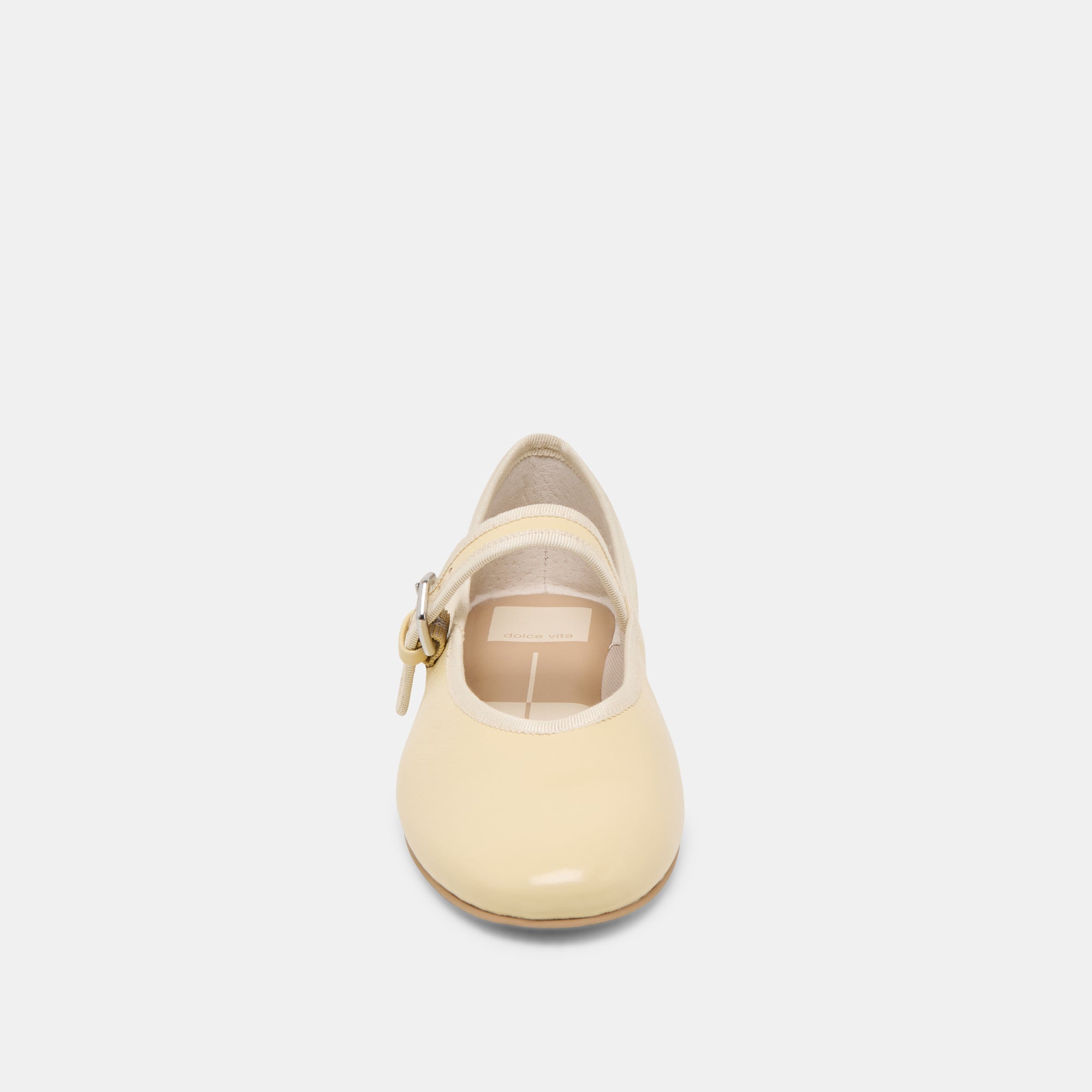 Roslyn Light Yellow Leather Ballet Flats | Dolce Vita Women