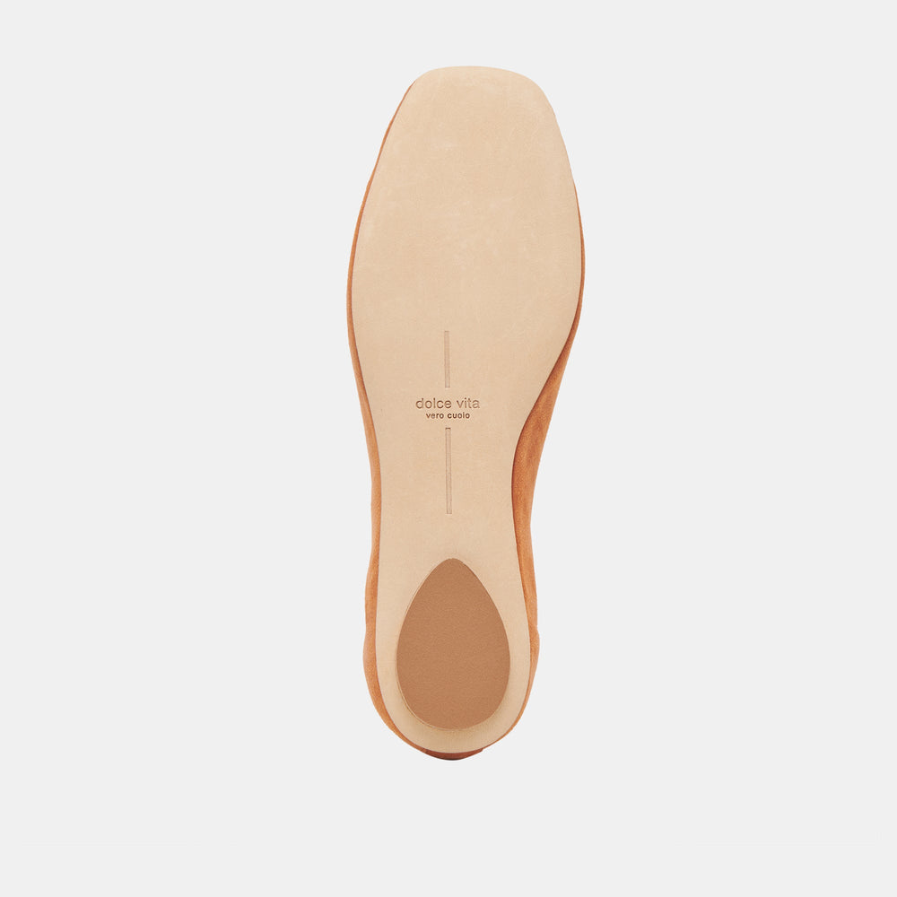 VINNIE BALLET FLATS AMBER SUEDE | Women Dolce Vita