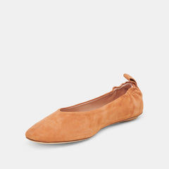 VINNIE BALLET FLATS AMBER SUEDE | Women Dolce Vita