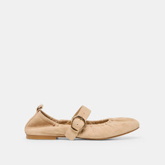 Caely Camel Suede Ballet Flats | Dolce Vita Women