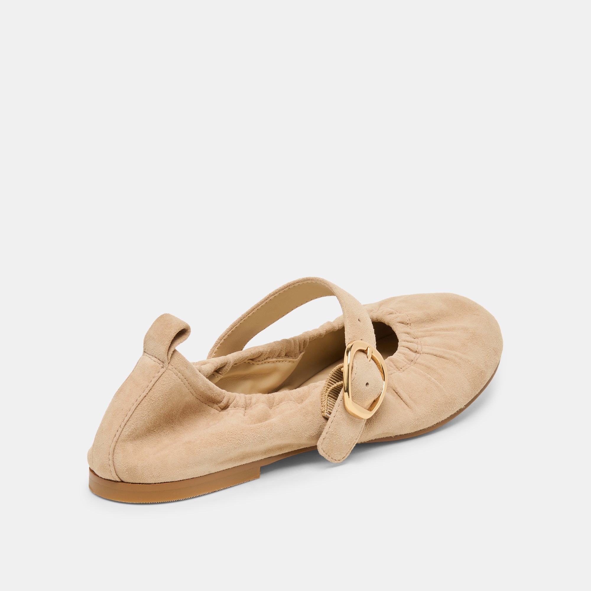 Caely Camel Suede Ballet Flats | Dolce Vita Women