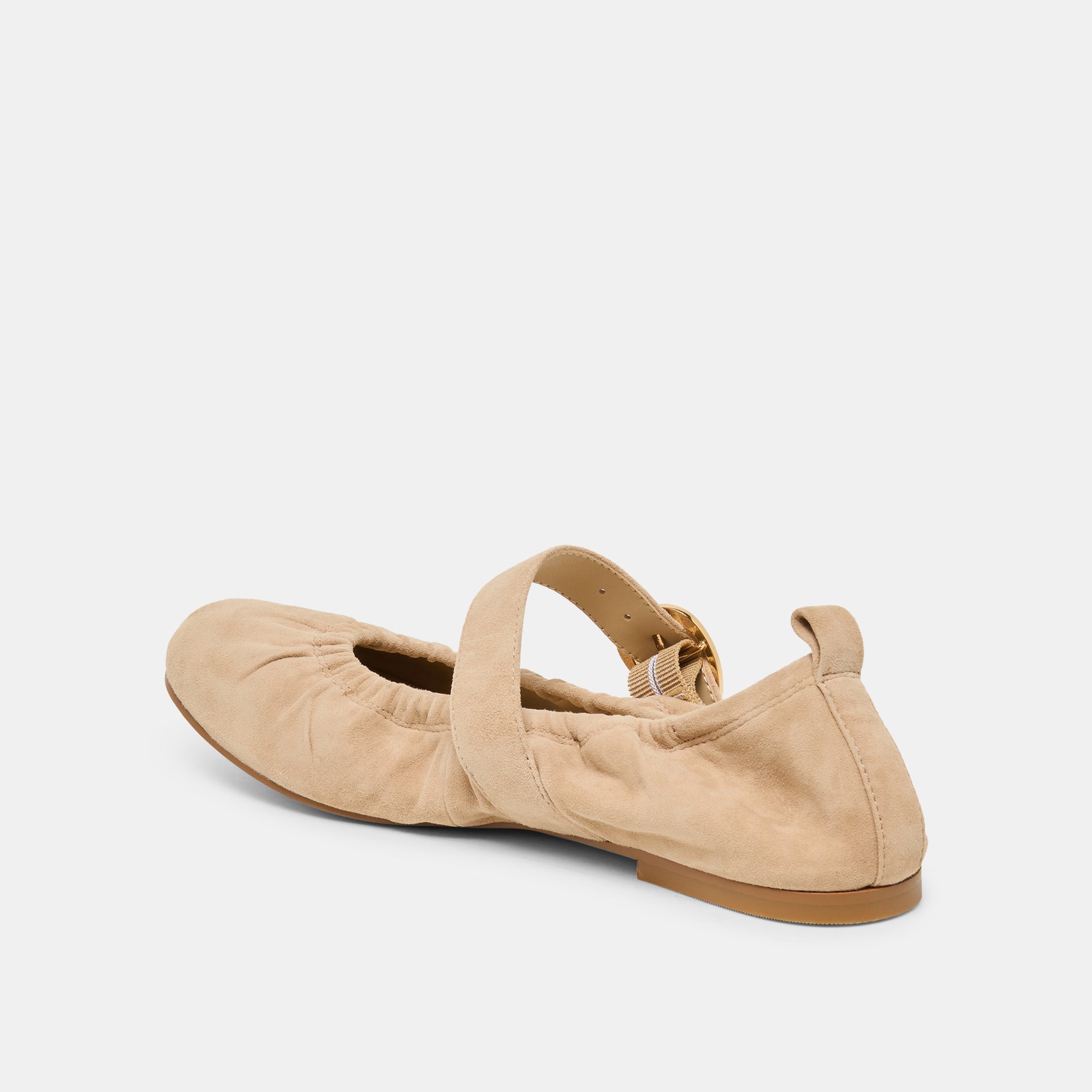 Caely Camel Suede Ballet Flats | Dolce Vita Women