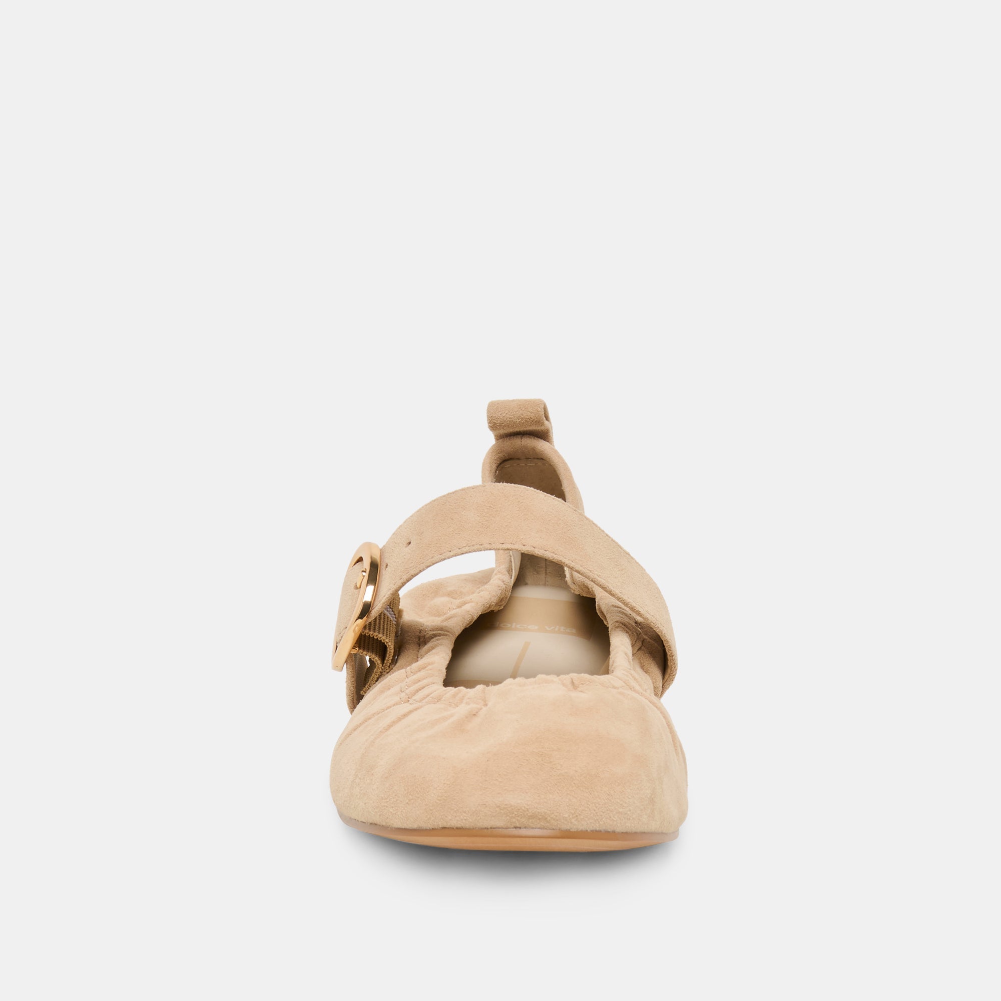 Caely Camel Suede Ballet Flats | Dolce Vita Women
