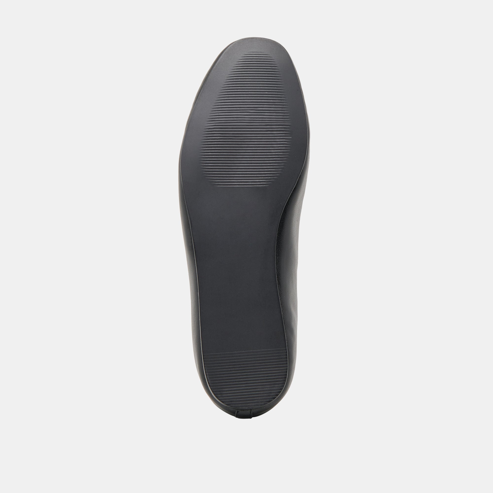 Braidy Black Leather Ballet Flats | Women Dolce Vita