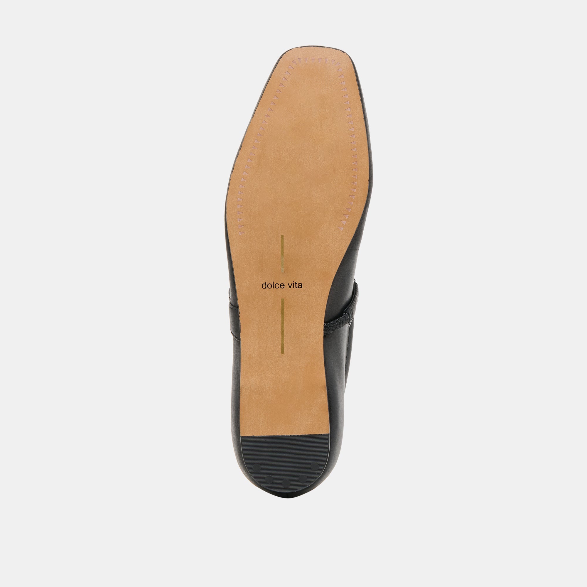 RADYA BALLET FLATS BLACK LEATHER | Women Dolce Vita