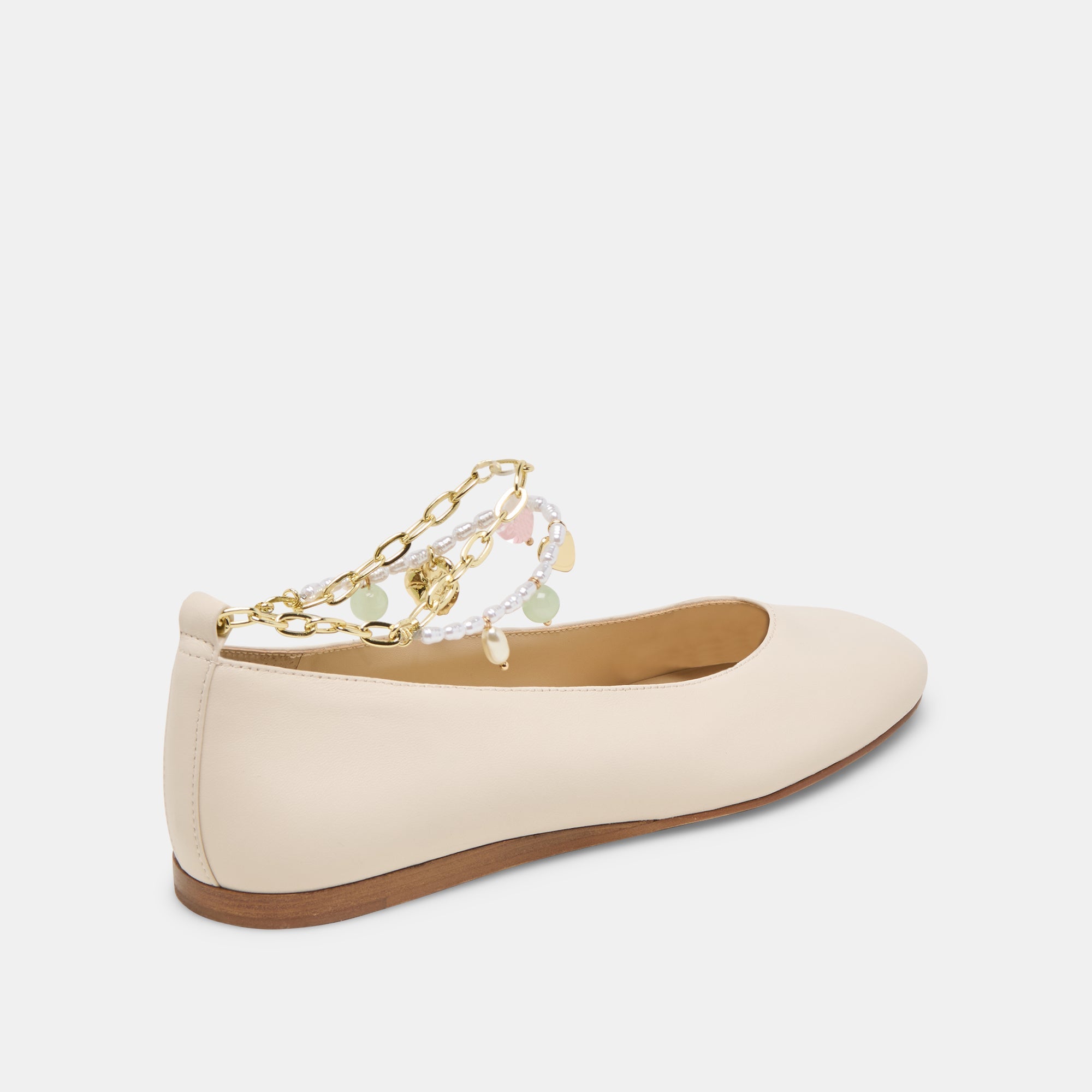 Baiden Bone Leather Ballet Flats | Dolce Vita Women
