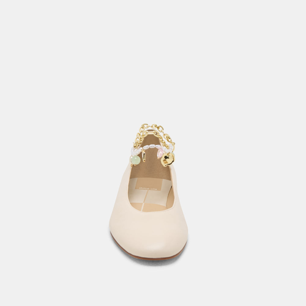 Baiden Bone Leather Ballet Flats | Dolce Vita Women