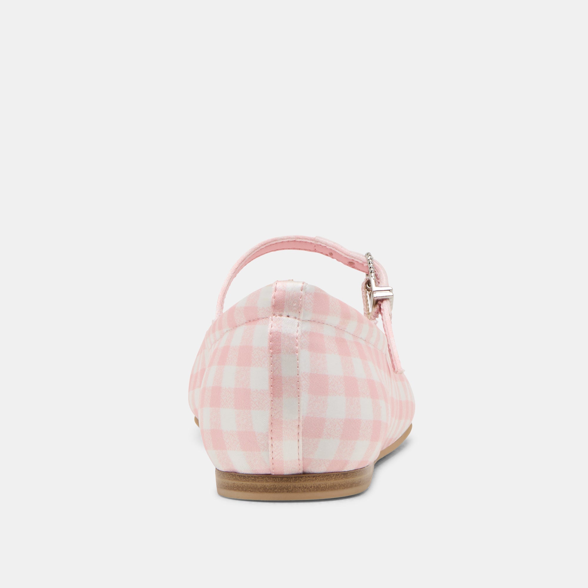Reyes X Byrdie Golf Pink Plaid Gingham Wide Ballet Flats | Women Dolce Vita