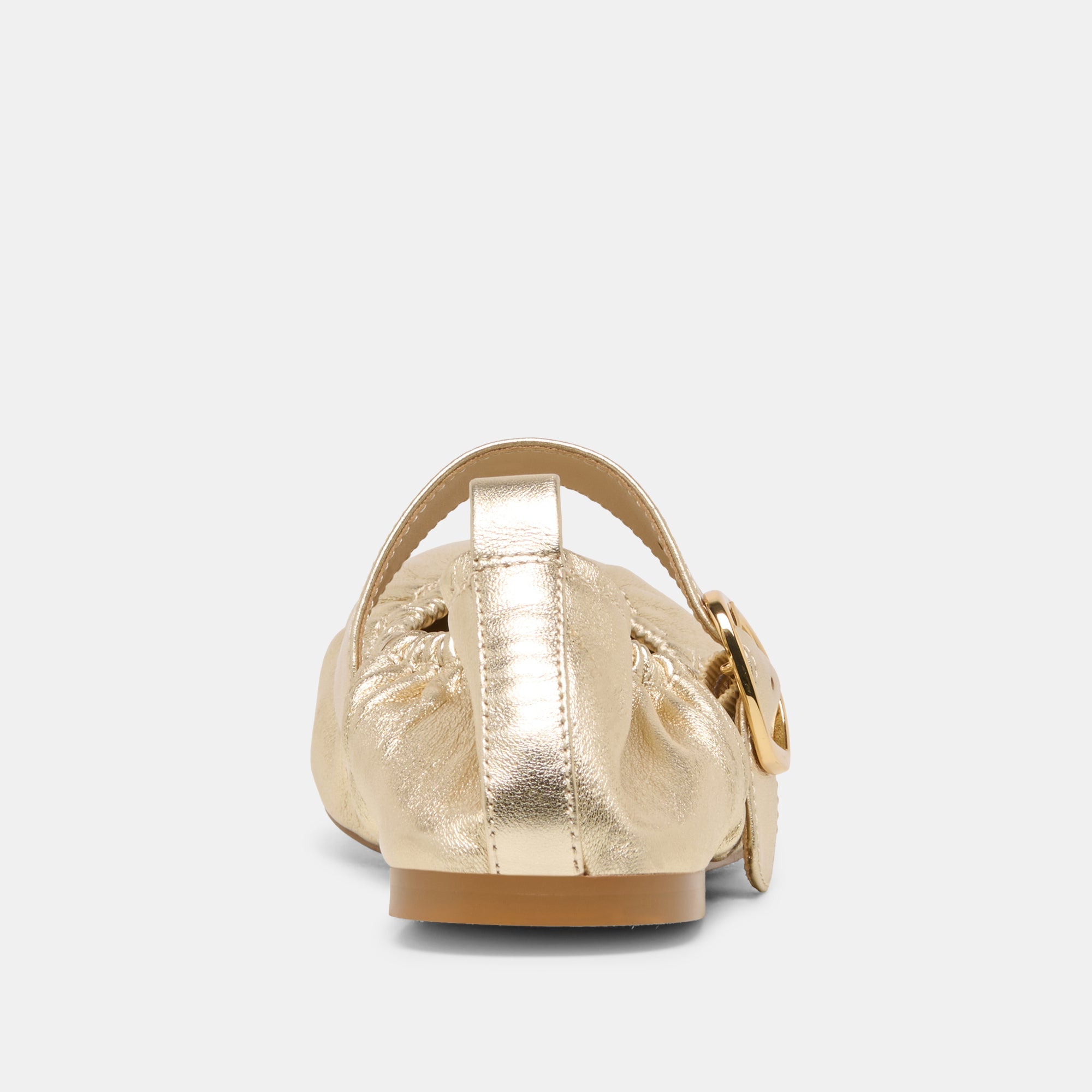 Caely Platinum Leather Ballet Flats | Dolce Vita Women
