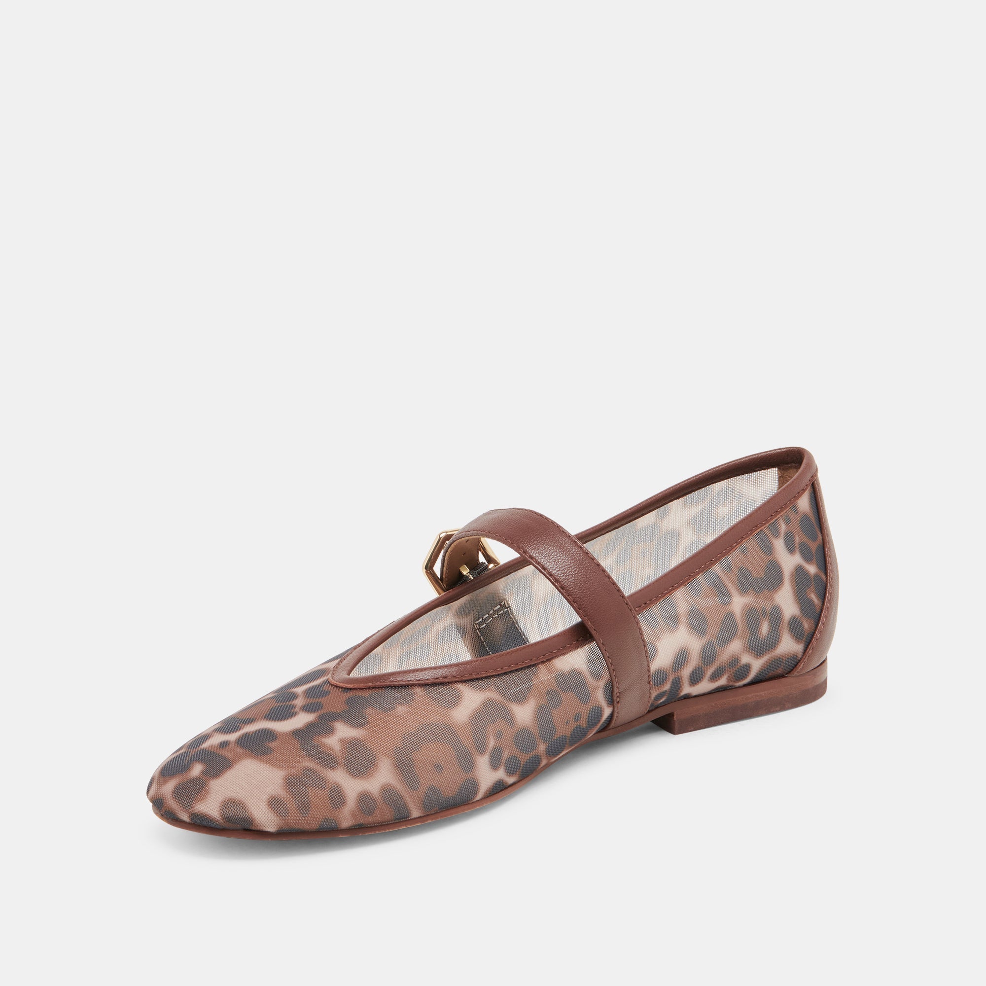 ROSLYN BALLET FLATS LEOPARD MESH | Dolce Vita Women