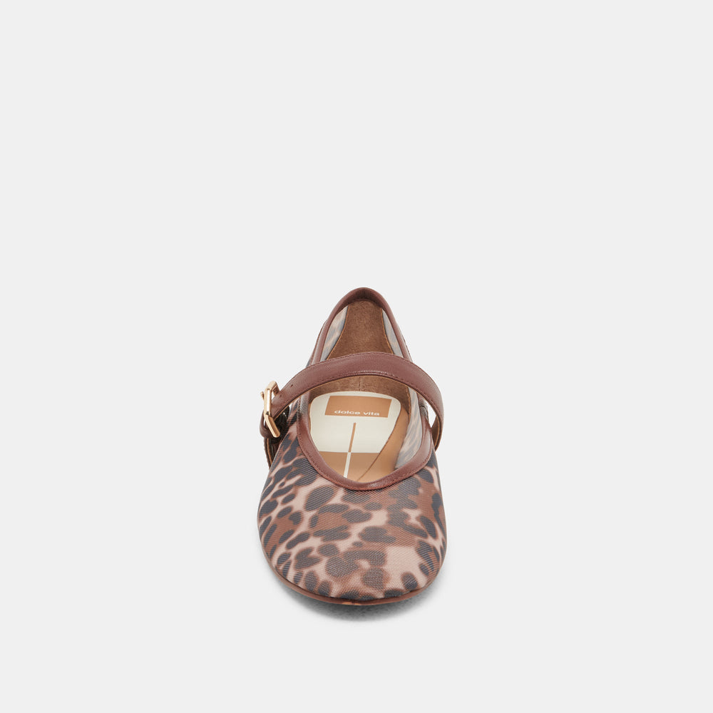 ROSLYN BALLET FLATS LEOPARD MESH | Dolce Vita Women