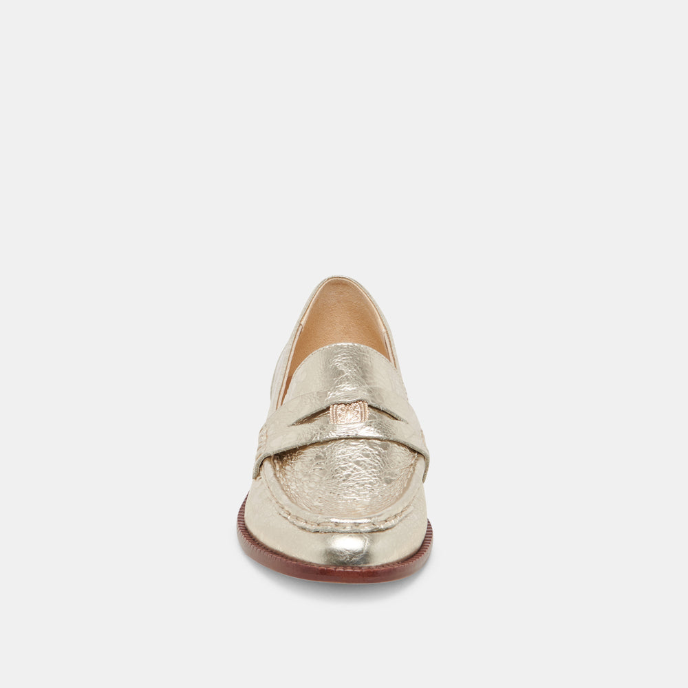 HILLY WIDE LOAFERS PLATINUM COIN | Women Dolce Vita