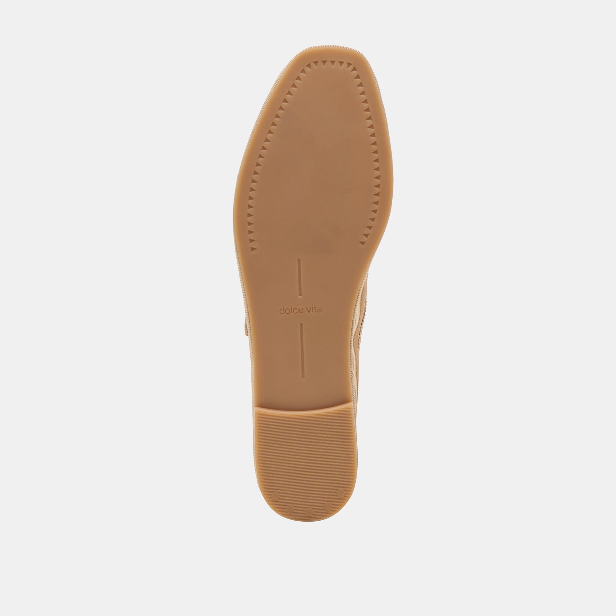 TAMEKA BALLET FLATS TAN STRIPE MESH | Dolce Vita Women