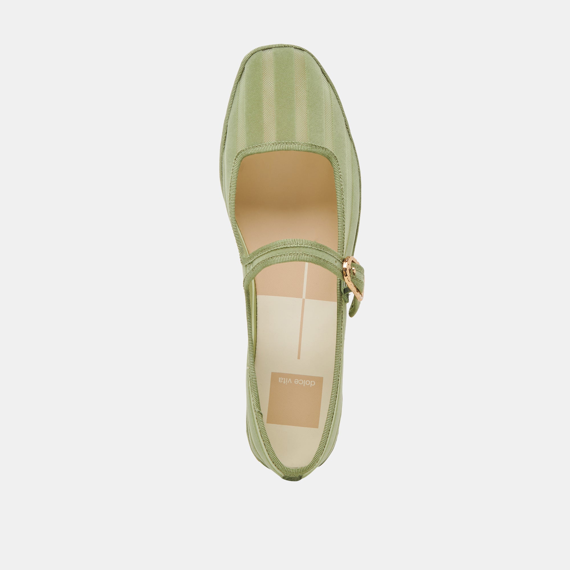 TAMEKA BALLET FLATS JADE STRIPE MESH | Dolce Vita Women