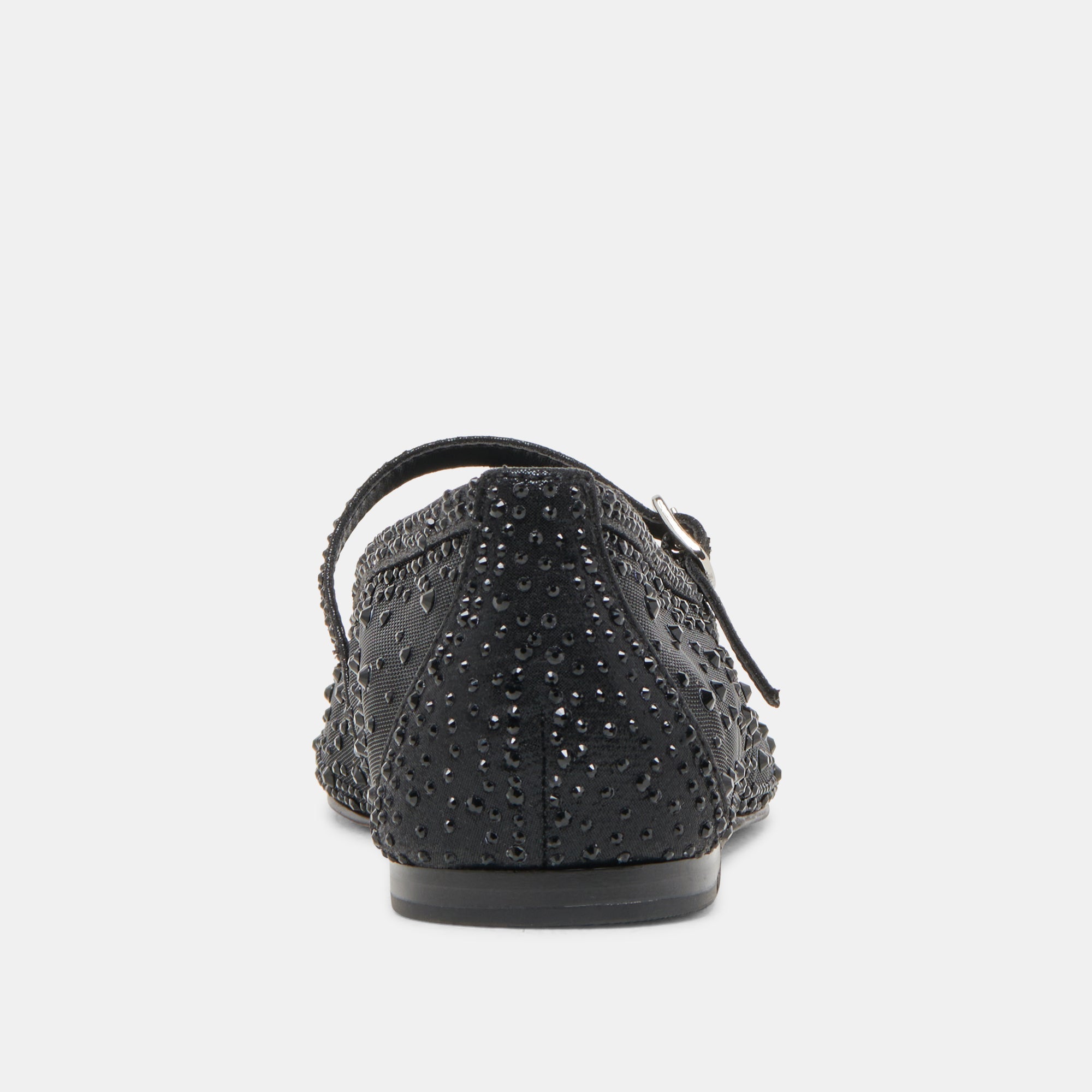 REYES CRYSTAL BALLET FLATS BLACK MESH | Women Dolce Vita