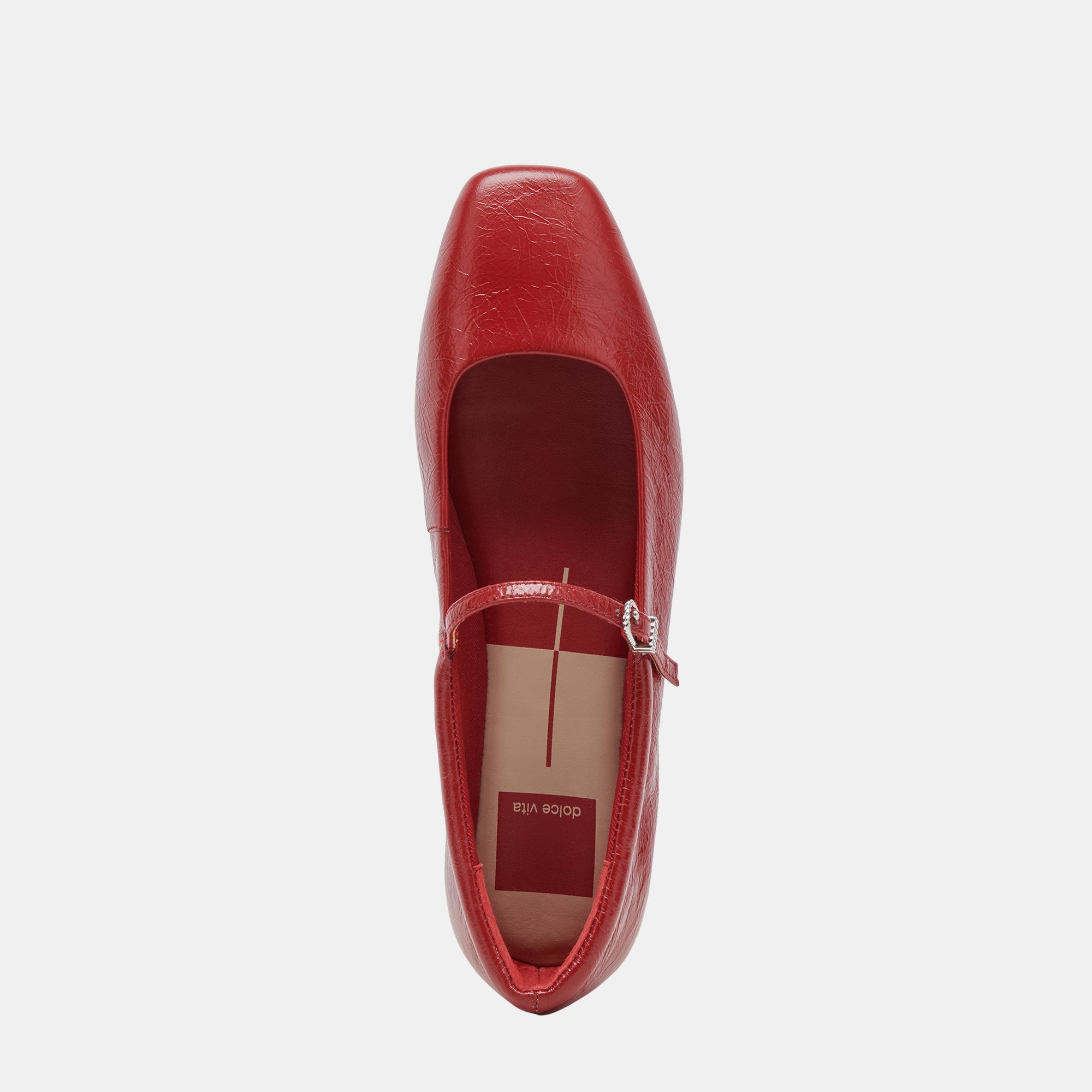 Reyes Ballet Flats Red Crinkle Patent | Dolce Vita Women