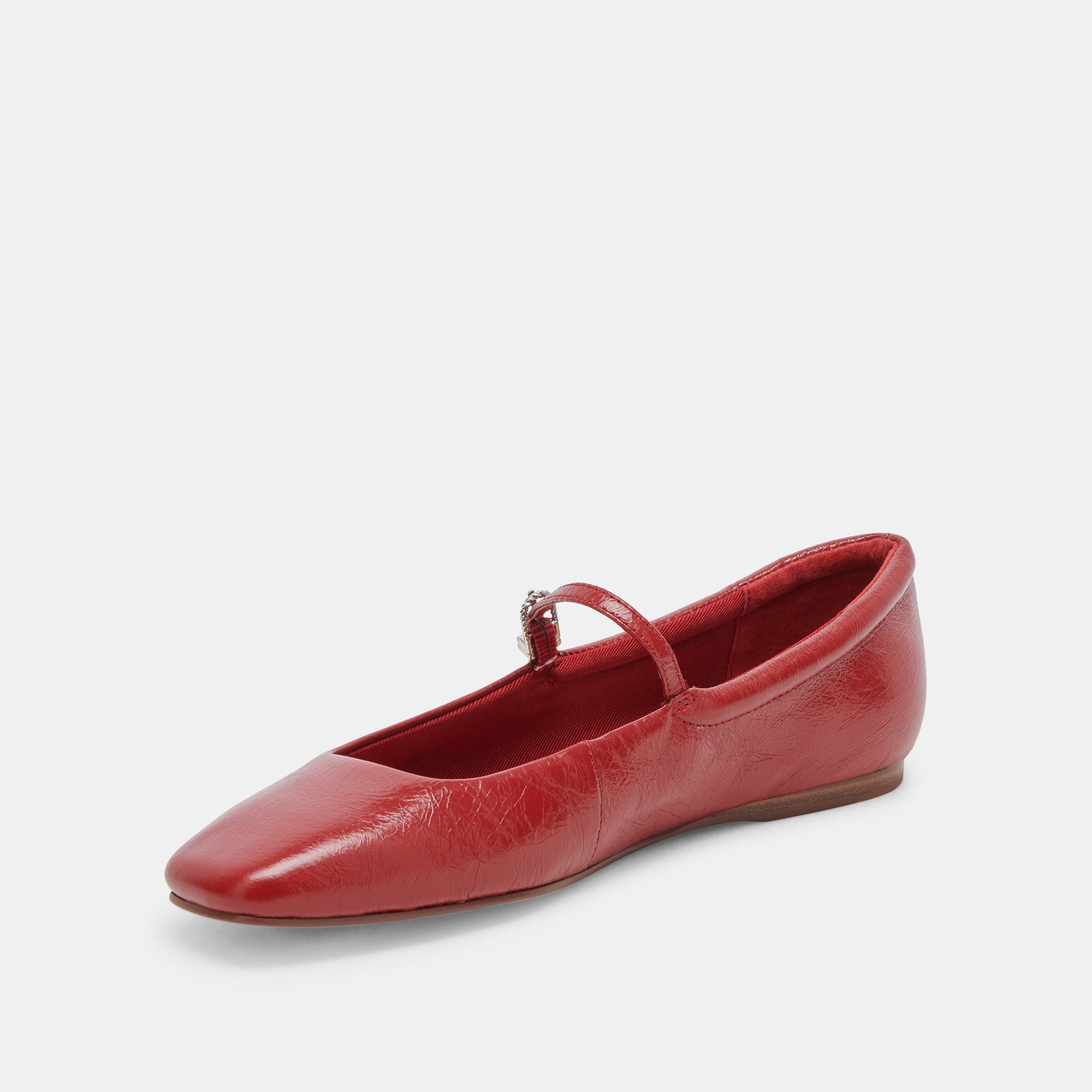 Reyes Ballet Flats Red Crinkle Patent | Dolce Vita Women