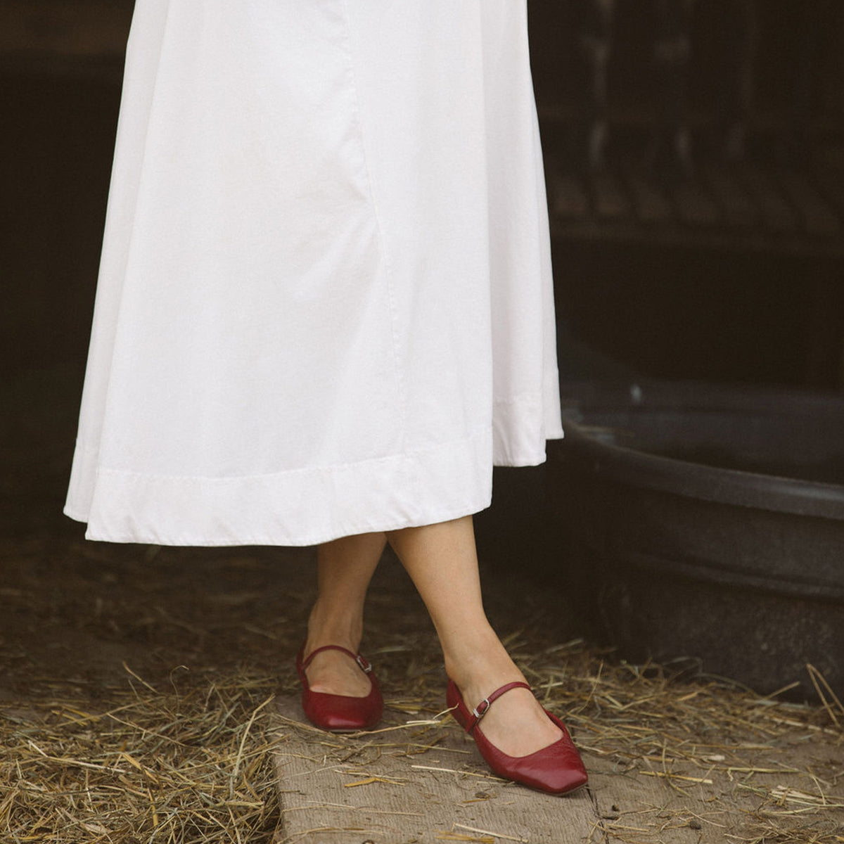Reyes Ballet Flats Red Crinkle Patent | Dolce Vita Women