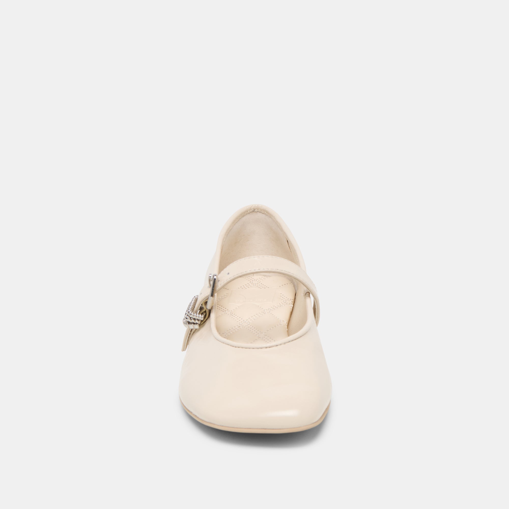 Alizza Creme Crinkle Patent Ballet Flats | Women Dolce Vita