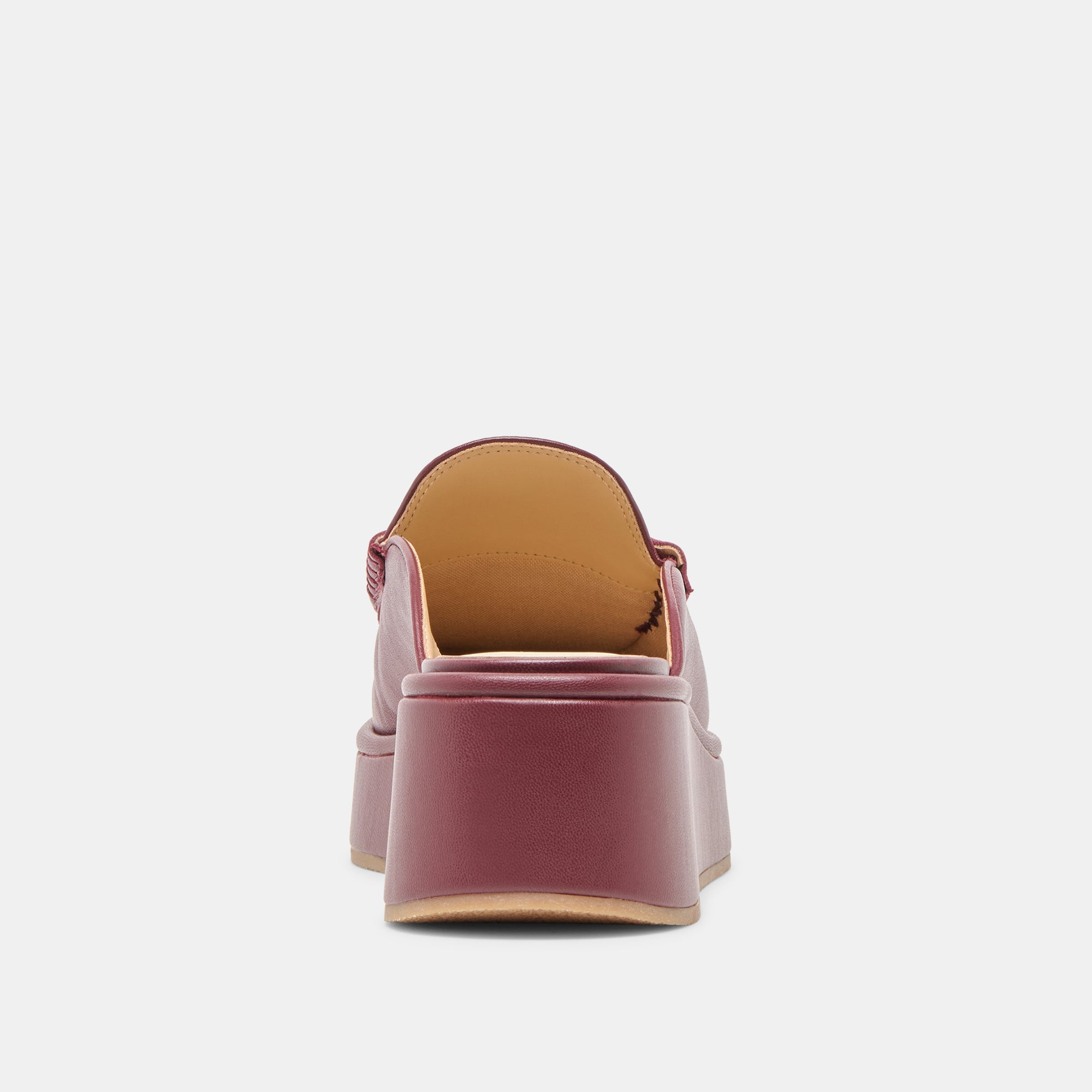 Dorrel Maroon Leather Loafers | Women Dolce Vita