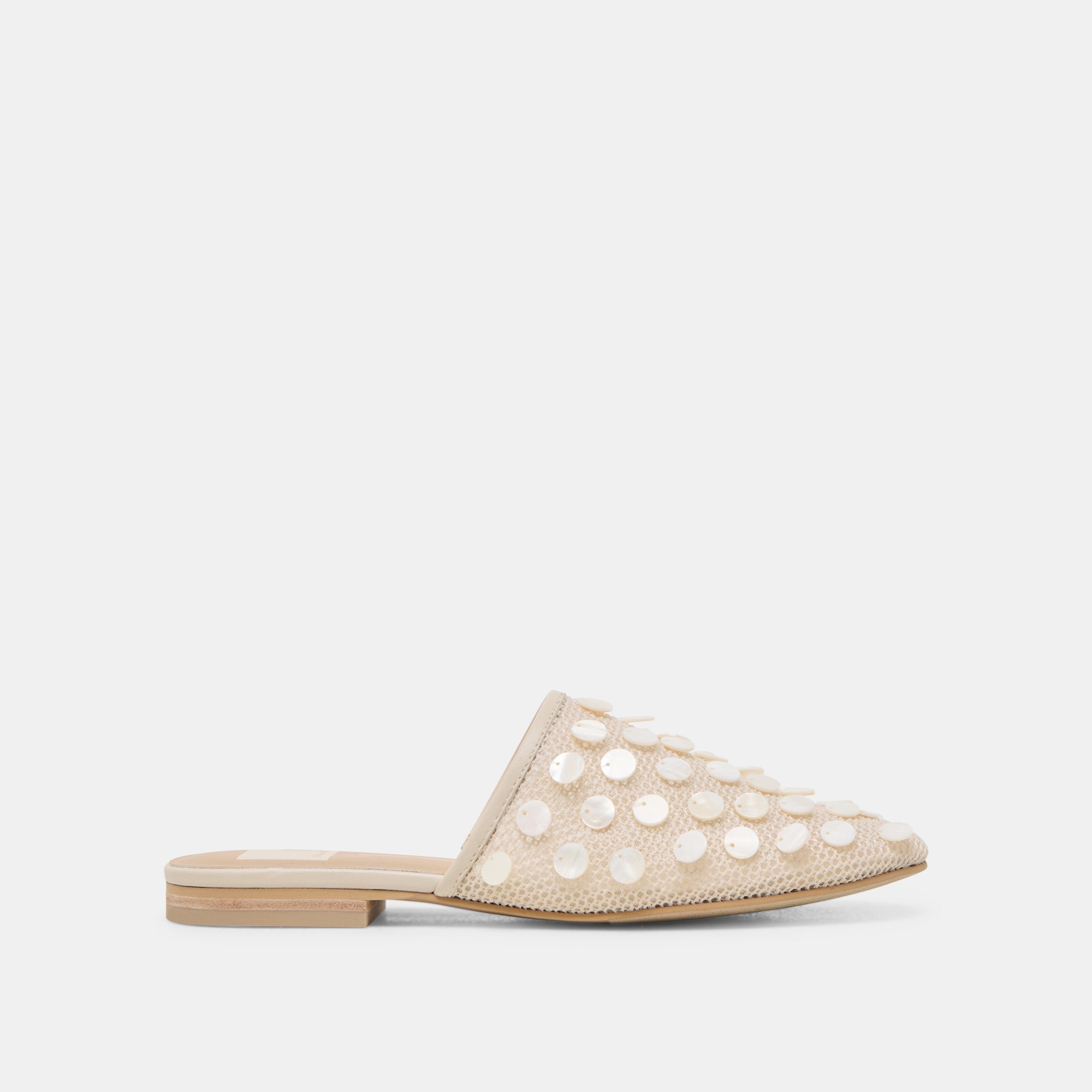 Rova Bead Ivory Disc Mesh Flats | Dolce Vita Women