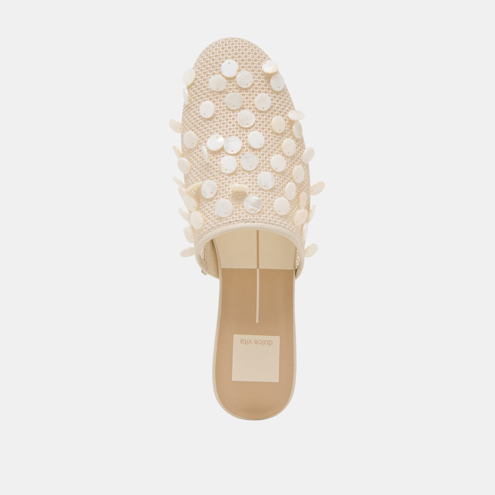 Rova Bead Ivory Disc Mesh Flats | Dolce Vita Women